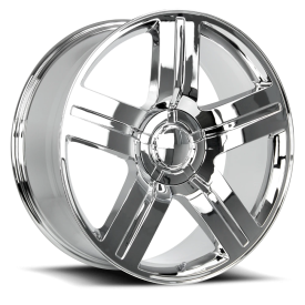 Strada OE Replica R147 Texas Edition Wheel - 24x10 Chrome Rim (6x139.7 Bolt Pattern, +30mm Offset...