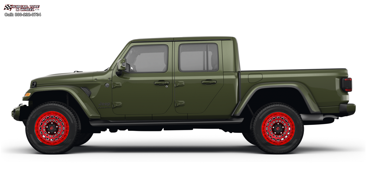 2022 Jeep Gladiator Altitude | 17 inch Fuel Zephyr Beadlock D100 Wheels