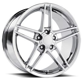 Performance Replicas PR117 Wheel - 18x8.5 Chrome Rim (5x120.65 Bolt Pattern, +56mm Offset, 70.7mm...