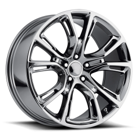 Performance Replicas PR137 Wheel - 20x9 Black Chrome Rim (5x127 Bolt Pattern, +34mm Offset, 71.5m...