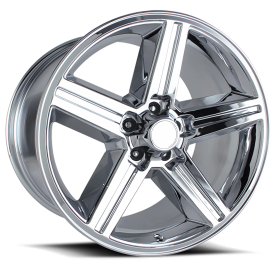 Performance Replicas PR148 Wheel - 16x8 Chrome Rim (5x120.65 Bolt Pattern, 0mm Offset, 73.1mm Hub...