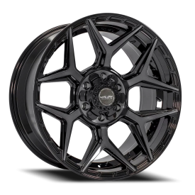 4PLAY 4P06 Gen2 Wheel - 20x9 Gloss Black w/ Brushed Face-Tinted Clear Rim (6x135/139.7 Bolt Patte...