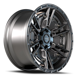 4PLAY 4PS01 Sport 2.0 Wheel - 18x9 Matte Black Rim (6x135/139.7 Bolt Pattern, -6mm Offset, 106.1m...