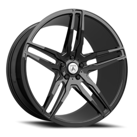 Asanti Black Label ABL-12 Orion Wheel - 22x10.5 Gloss Black Rim (5x115 Bolt Pattern, +25mm Offset...