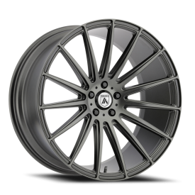 Asanti Black Label ABL-14 Polaris Wheel - 20x10.5 Matte Graphite Rim (5x115 Bolt Pattern, +20mm O...