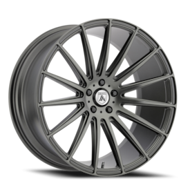 Asanti Black Label ABL-14 Polaris Wheel - 20x10.5 Matte Graphite Rim (5x115 Bolt Pattern, +20mm O...