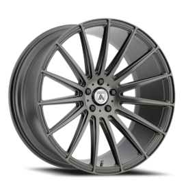 Asanti Black Label ABL-14 Polaris Wheel - 20x10.5 Matte Graphite Rim (5x120 Bolt Pattern, +38mm O...