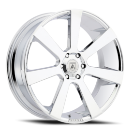 Asanti Black Label ABL-15 Apollo Wheel - 24x9 Chrome Rim (5x120 Bolt Pattern, +35mm Offset, 74.1 ...