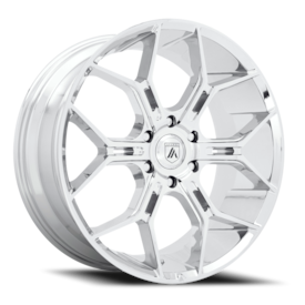 Asanti Black Label ABL-38 Monarch Truck Wheel - 26x10 Chrome Rim (6x135 Bolt Pattern, +35mm Offse...