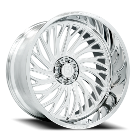 Axe AF10 Wheel - 24x12 Polished Rim (5x127/139 Bolt Pattern, -44mm Offset, 87.1mm Hub)