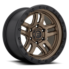 FUEL 1PC D702 MATTE BRONZE BLACK BEAD RING - 18X9 - 6X5.5 BP, 20MM Offset 1 Whl