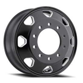 ATX AO401 Octane Wheel - 22x8.3 Satin Black w/ Milled Rim (10x285.75 Bolt Pattern, +144mm Offset,...
