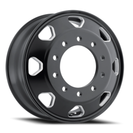 ATX AO401 Octane Wheel - 24x8.3 Satin Black w/ Milled Rim (10x285.75 Bolt Pattern, +144mm Offset,...