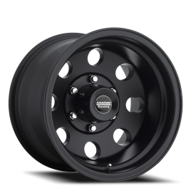 American Racing AR172 Baja Wheel - 15x10 Satin Black Rim (6x139.7 Bolt Pattern, -43mm Offset, 108...