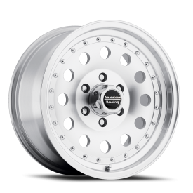 American Racing AR62 Outlaw II Wheel - 15x7 Machined Silver w/ Clear Coat Rim (6x139.7 Bolt Patte...