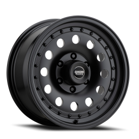 American Racing AR62 Outlaw II Wheel - 14x7 Satin Black Rim (4x114.3 Bolt Pattern, 0mm Offset, 75...