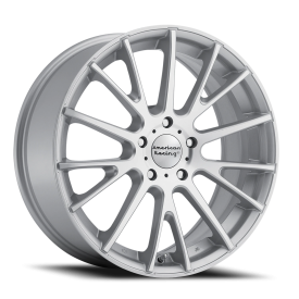 American Racing AR904 Wheel - 16x7 Silver w/ Machined Rim (5x114.3 Bolt Pattern, +40mm Offset, 72...