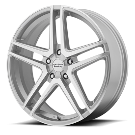 American Racing AR907 Wheel - 17x7.5 Silver w/ Machined Rim (5x114.3 Bolt Pattern, +42mm Offset, ...