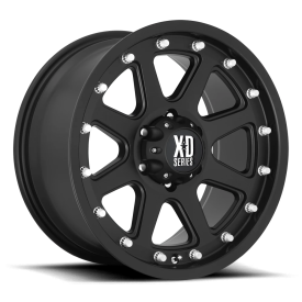 XD XD798 Addict Wheel - 17x9 Matte Black Rim (5x127 Bolt Pattern, -12mm Offset, 78.3mm Hub)