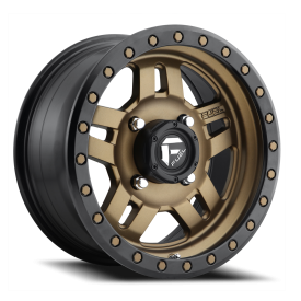 FUEL UTV D583 MATTE BRONZE BLACK BEAD RING - 14X7 - 4X156 BP, 13MM Ofs (1 Wheel)
