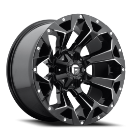 FUEL 1PC D576 GLOSS BLACK MILLED - 18X9 - 6X135/5.5 BP, -13MM Offset (1 Wheel)