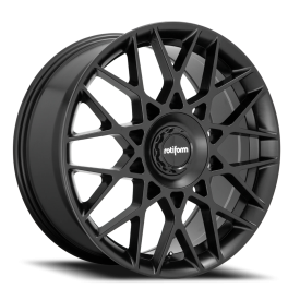 Rotiform R112 BLQ Wheel - 18x8.5 Matte Black Rim (5x114.3 Bolt Pattern, +38mm Offset, 72.56mm Hub...