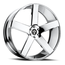 DUB S115 Baller Wheel - 22x9.5 Chrome Rim (6x139.7 Bolt Pattern, +31mm Offset, 78.1mm Hub)
