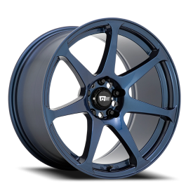 Motegi MR154 Battle Wheel - 18x8 Midnight Blue Rim (5x114.3 Bolt Pattern, +43mm Offset, 72.56mm H...