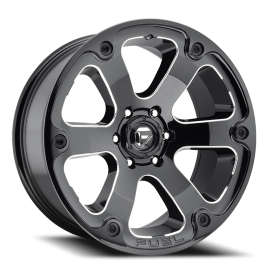 Fuel Beast Wheels - Gloss Black / Milled