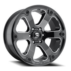 Fuel Beast Wheels - Gloss Black / Milled