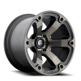 FUEL 1PC D564 MATTE BLACK DOUBLE DARK TINT - 18X9 - 8X170 BP, 1MM Offset 1 Wheel