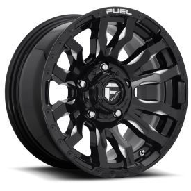 Fuel Blitz Wheels - Gloss Black / Milled
