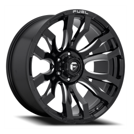Fuel Blitz Wheels - Gloss Black / Milled