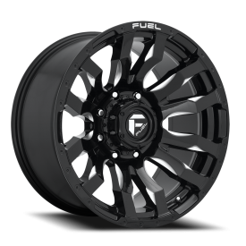 Fuel Blitz Wheels - Gloss Black / Milled
