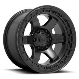 Fuel Block Wheels - Matte Black / Black Ring