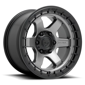 Fuel Block Wheels - Matte Gunmetal / Black Ring