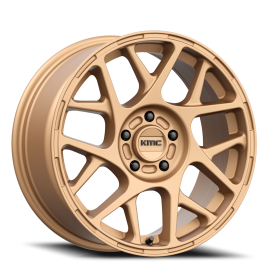 KMC KM708 Bully Wheel - 17x8 Matte Bronze Rim (5x114.3 Bolt Pattern, +38mm Offset, 72.6mm Hub)