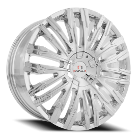 Cavallo CLV-28 Wheel - 20x8.5 Chrome Nano Chrome Rim (5x114.3/120 Bolt Pattern, +35mm Offset, 74....