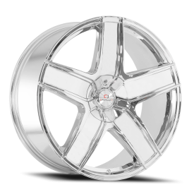Cavallo CLV-31 Wheel - 18x8 Chrome Rim (5x114.3/120 Bolt Pattern, +35mm Offset, 74.1mm Hub)