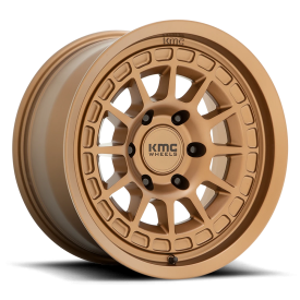 KMC KM719 Canyon Wheel - 17x8 Matte Bronze Rim (6x139.7 Bolt Pattern, +20mm Offset, 106.1mm Hub)