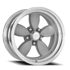 American Racing VN402 Classic 200S Wheel - 15x7 Mag Gray w/ Polished Barrel Rim (5x114.3 Bolt Pat...