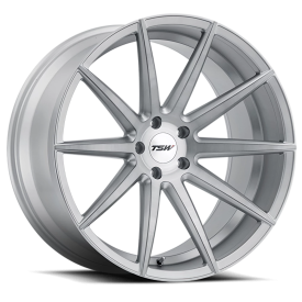 TSW Clypse Wheel - 18x8.5 Titanium w/ Matte Brushed Face Rim (5x114.3 Bolt Pattern, +20mm Offset,...
