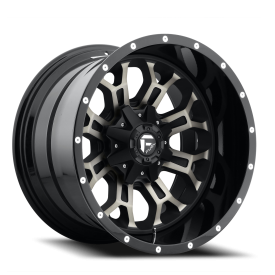 FUEL 1PC D561 GLOSS MACHINED DBL DARK TINT - 18X9 - 6X120/5.5 BP, 19MM Ofs 1 Whl