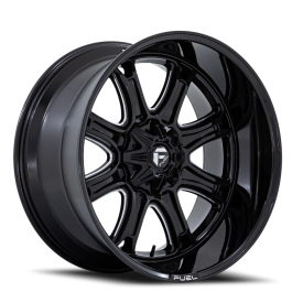 Fuel Darkstar Wheels - Gloss Black / Milled