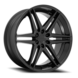 DUB 1PC S269 ALL MATTE BLACK - 24X10 - 6X5.5 BP, 25 MM Offset (1 Wheel)