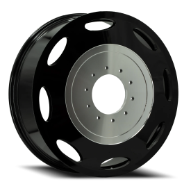 XF Off-Road Dually Inner Wheel - 20x8.25 Gloss Black Rim (10x225 Bolt Pattern, +115mm Offset, 170...