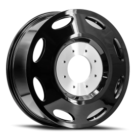 XF Off-Road Dually Inner Wheel - 20x8.25 Gloss Black Rim (8x165.1 Bolt Pattern, +100mm Offset, 12...