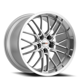 Cray Eagle Wheel - 19x10.5 Silver w/ Mirror Cut Face-Mirror Cut Lip Rim (5x120.65 Bolt Pattern, +...