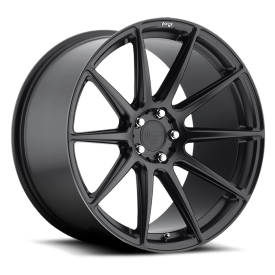 Niche M147 Essen Wheel - 18x8 Matte Black Rim (5x112 Bolt Pattern, +42mm Offset, 66.5mm Hub)