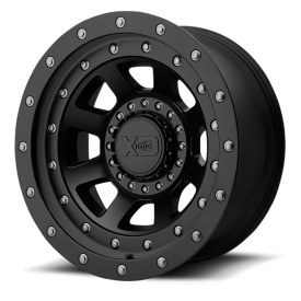 XD XD137 FMJ Wheel - 17x9 Satin Black Rim (6x135/139.7 Bolt Pattern, -12mm Offset, 106.25mm Hub)